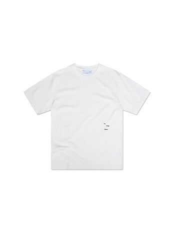 The Savage Report Logo Bar T-Shirt Off White