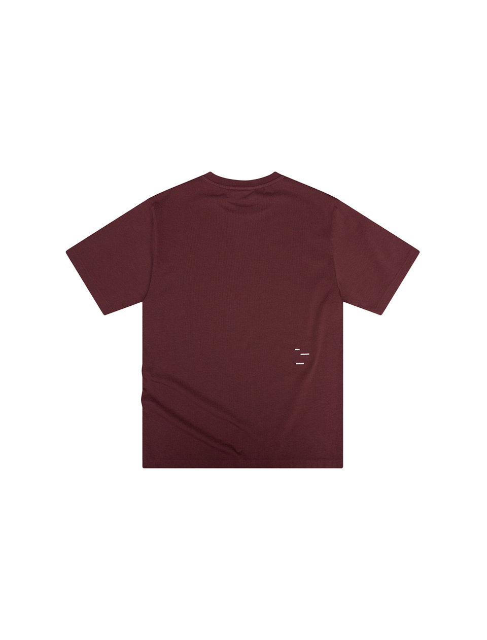 The Savage Report Logo Bar T-Shirt Red Mahogany