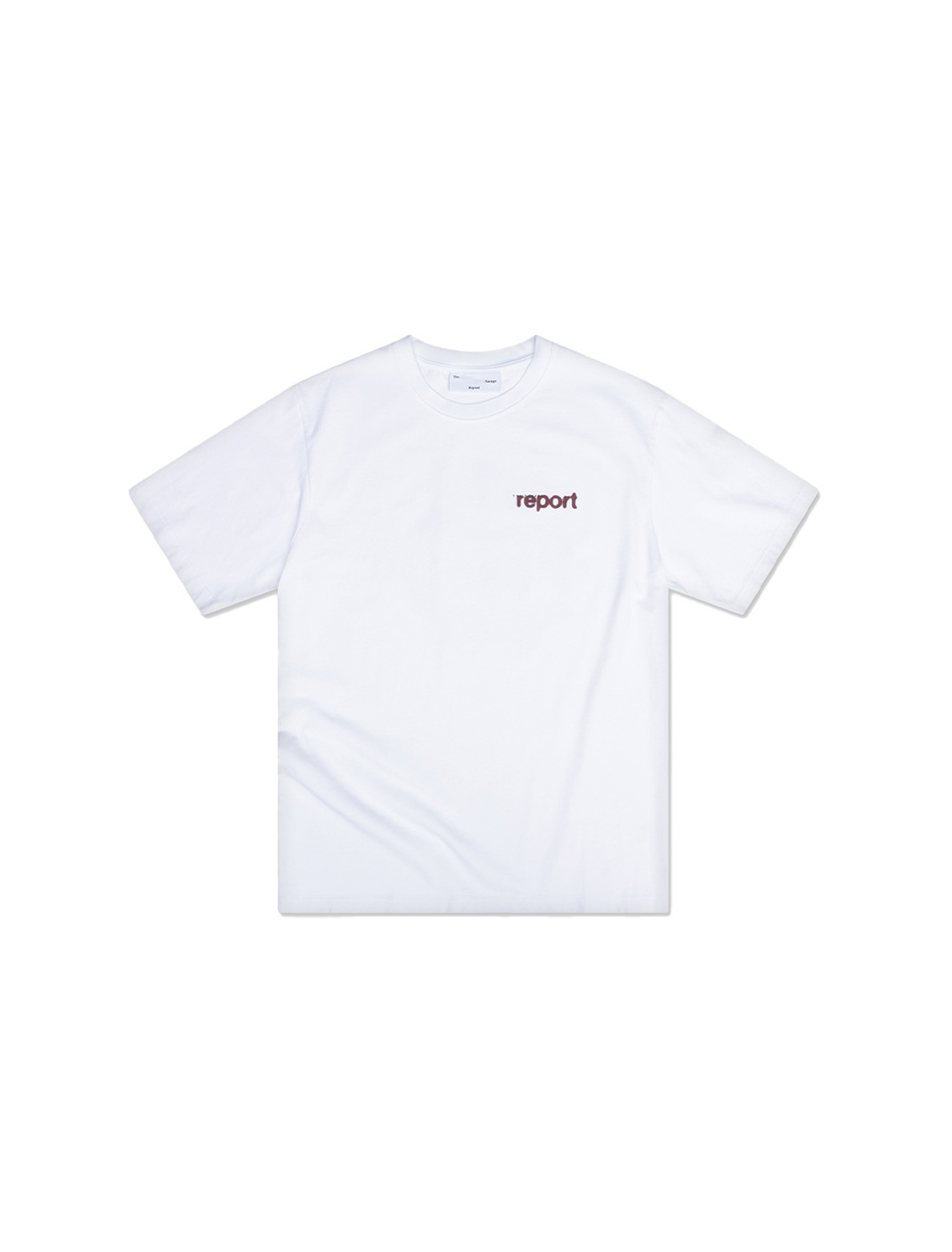 The Savage Report Little Man Sprayed Tee White