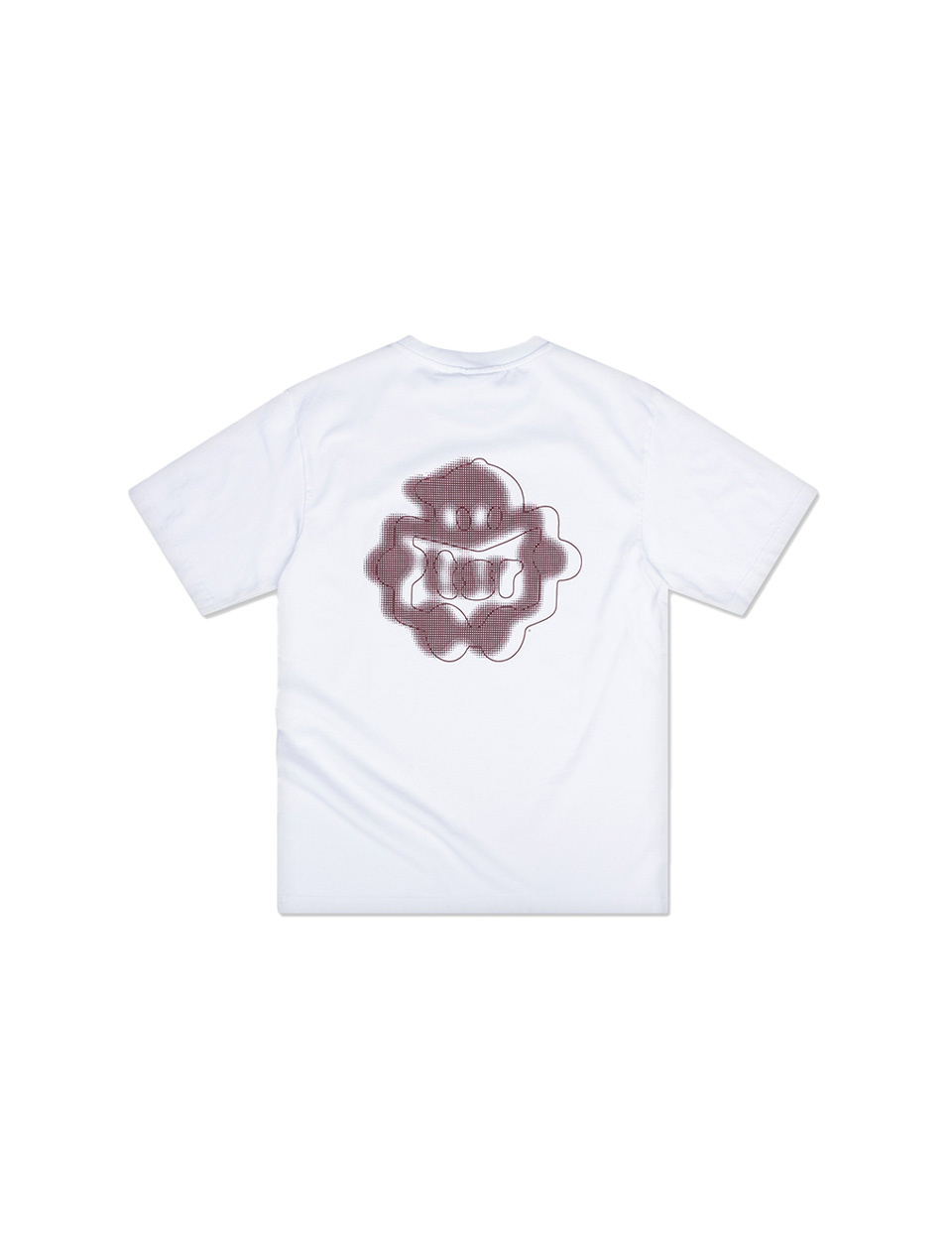 The Savage Report Little Man Sprayed Tee White