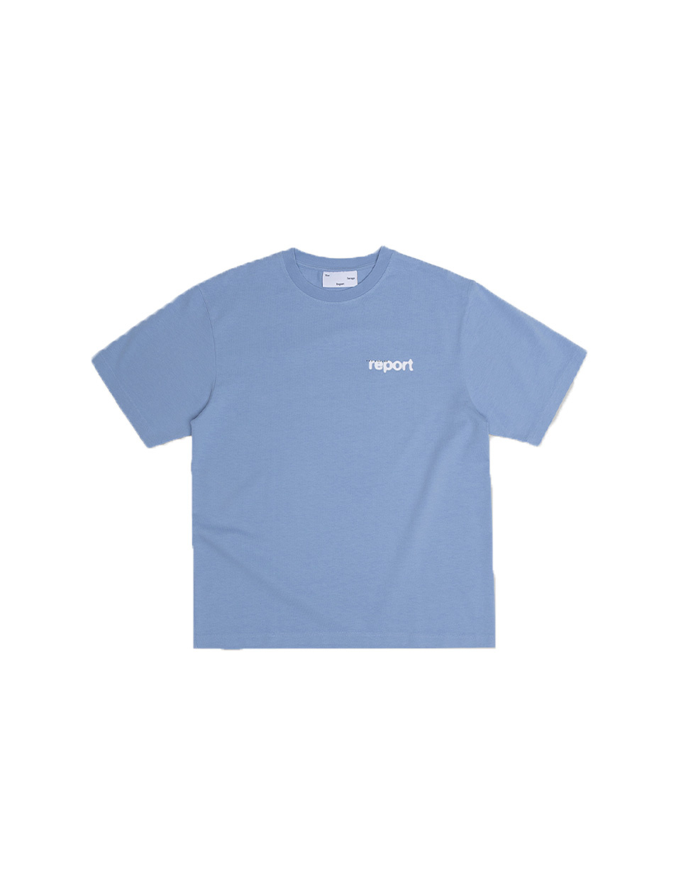 The Savage Report Little Man Sprayed Tee Forever Blue