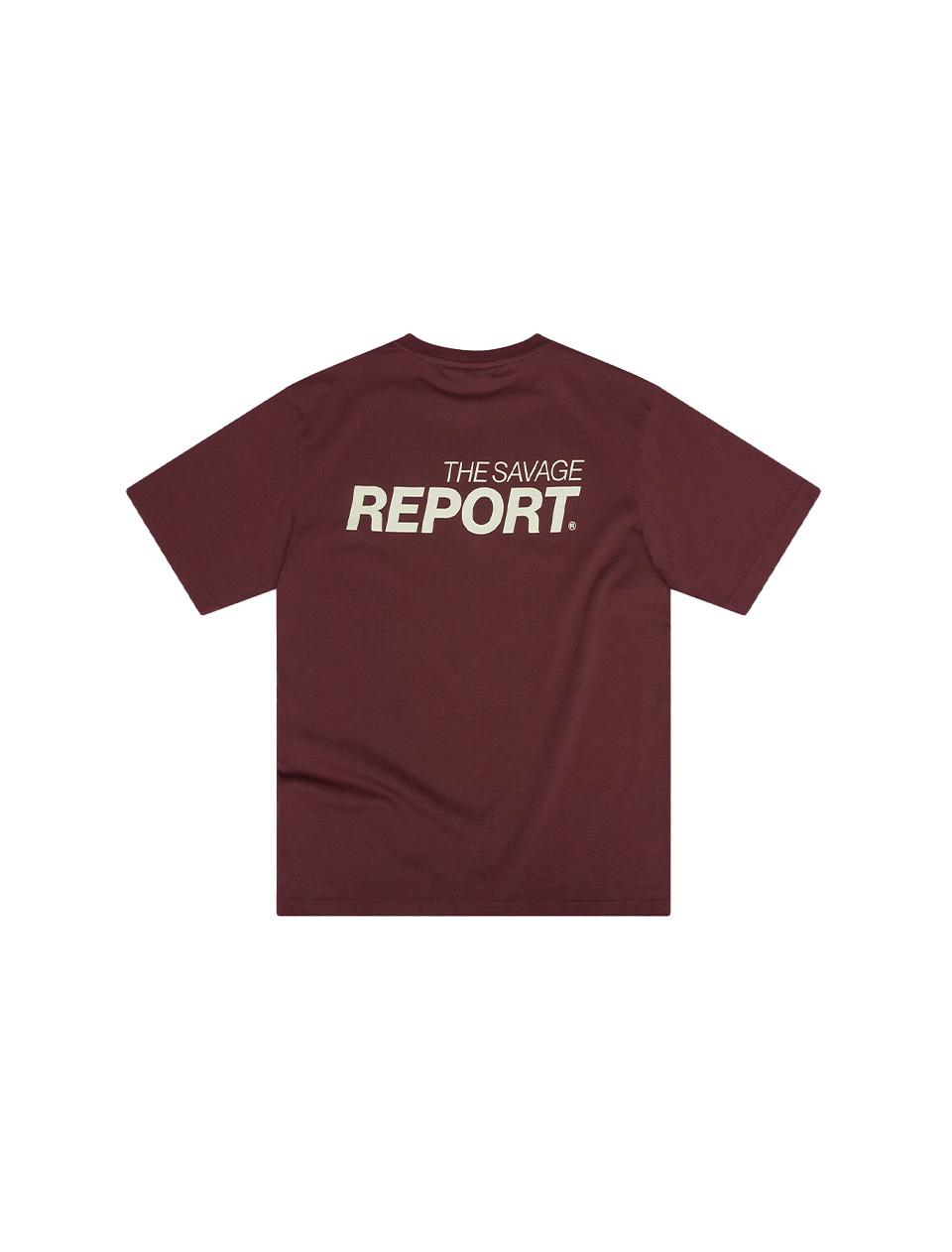 The Savage Report Report Tee Red Mahogany