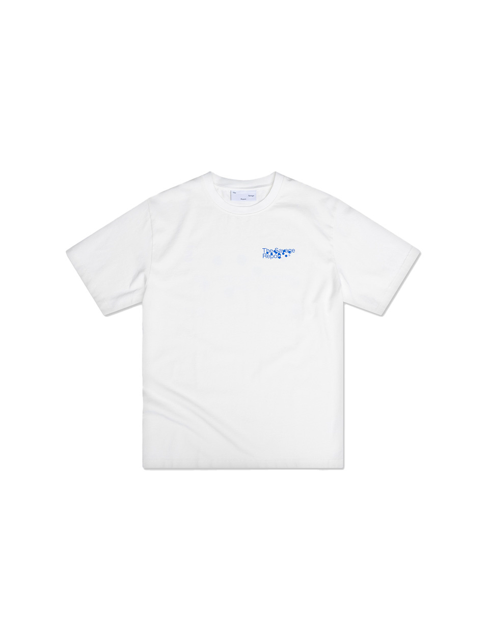 The Savage Report Hole Puncher Tee Off White