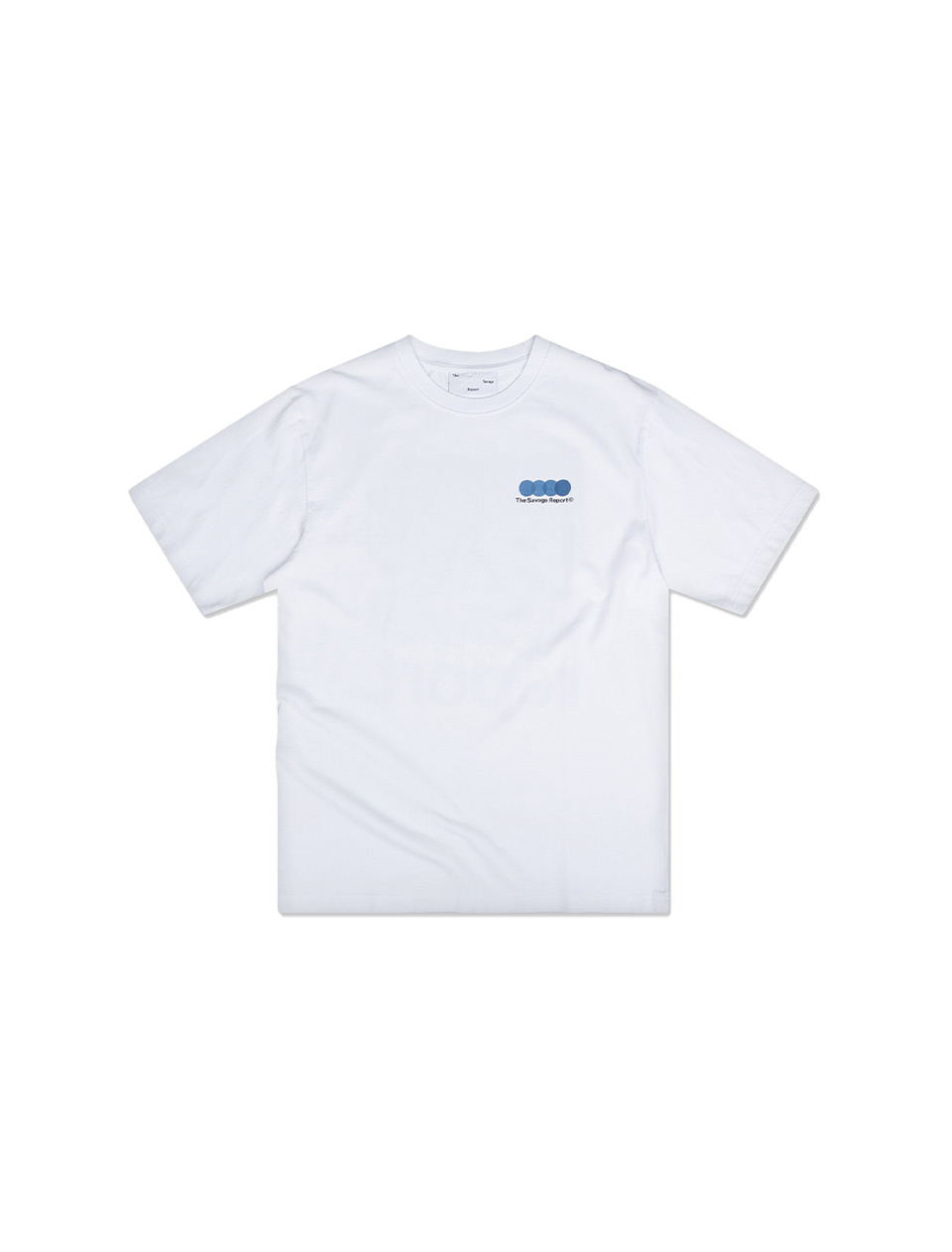 The Savage Report 12 Dots Tee White