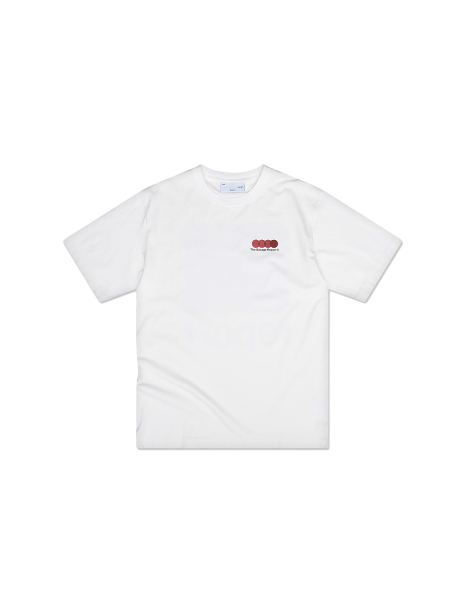 The Savage Report 12 Dots Tee Off White
