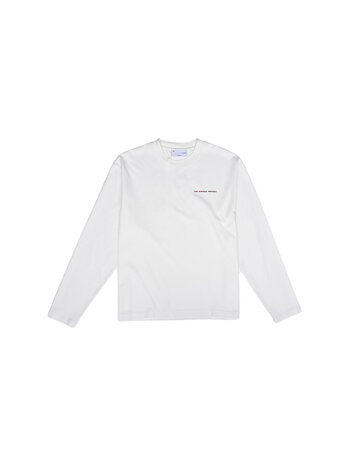 The Savage Report TSR Optic Longsleeve Off White Red Mahogany