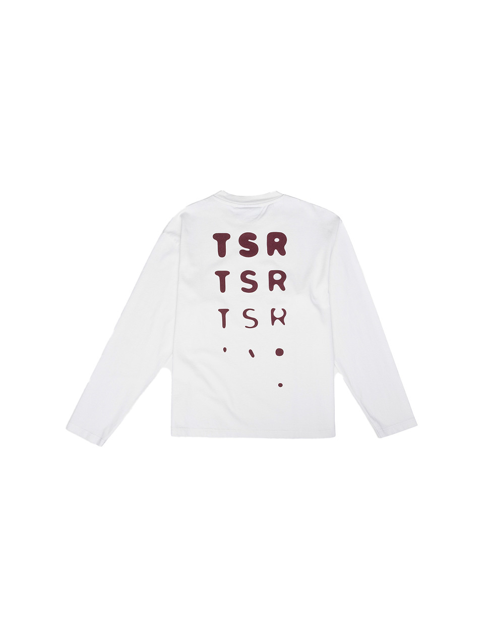 The Savage Report TSR Optic Longsleeve Off White Red Mahogany