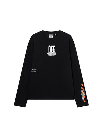 L/AB c/o Off-White Off Active Duct Tape L/S Tee Black