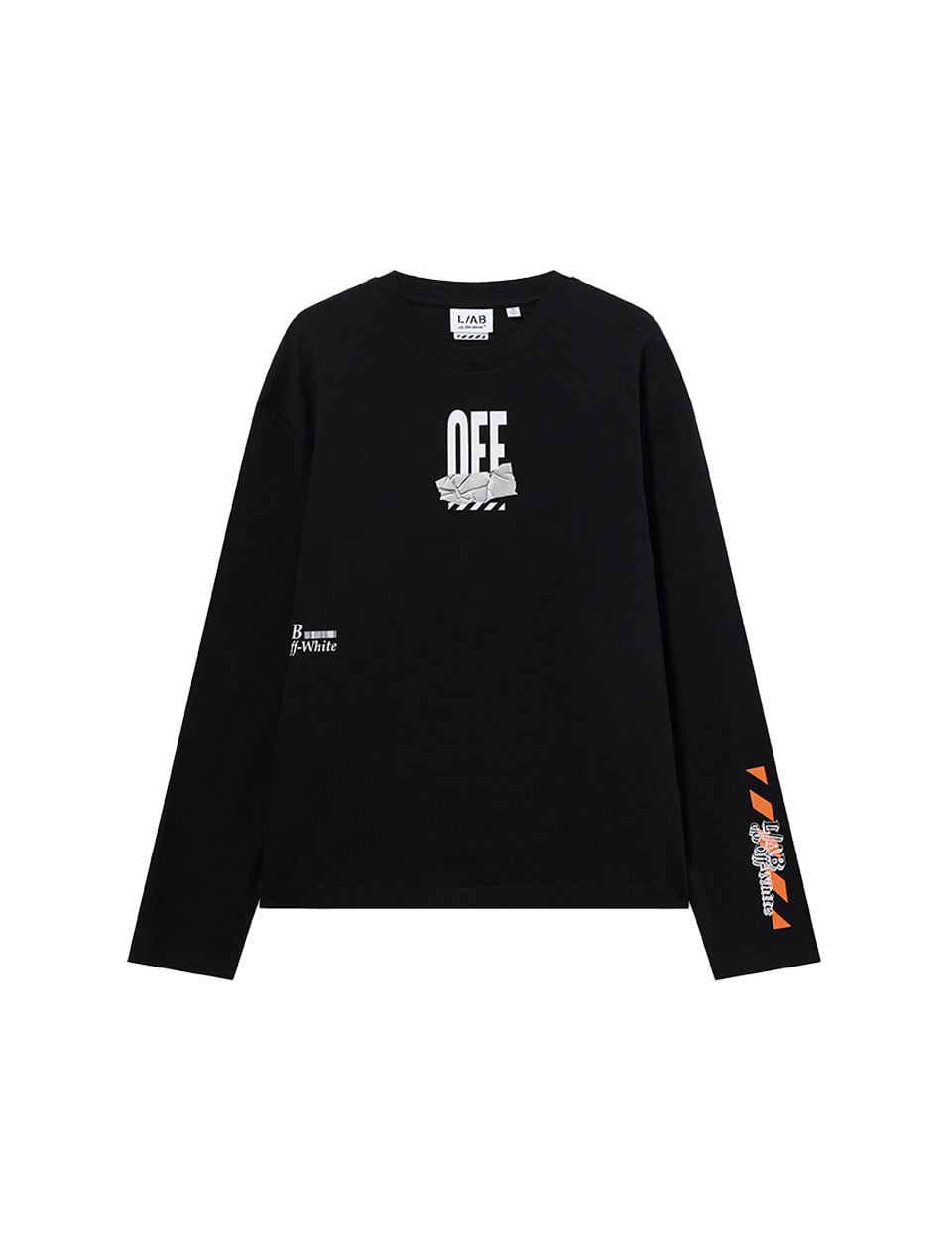 L/AB c/o Off-White Off Active Duct Tape L/S Tee Black