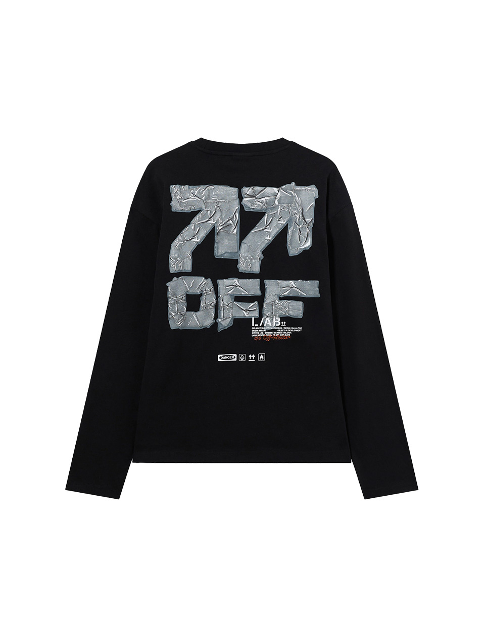 L/AB c/o Off-White Off Active Duct Tape L/S Tee Black