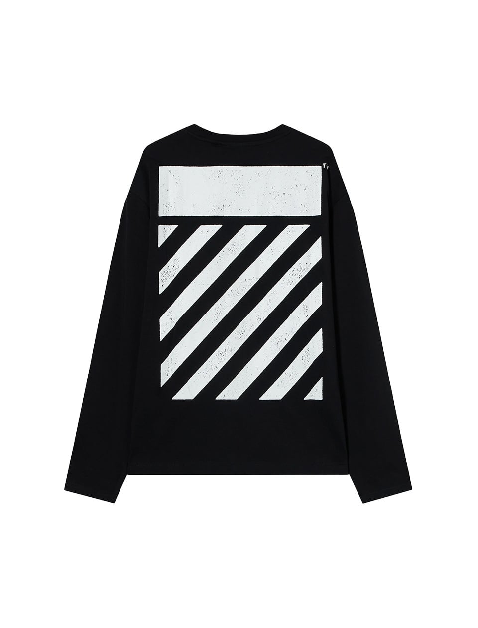 L/AB c/o Off-White Diagonal Long Sleeve Tee Black
