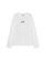 L/AB c/o Off-White Diagonal Long Sleeve Tee White