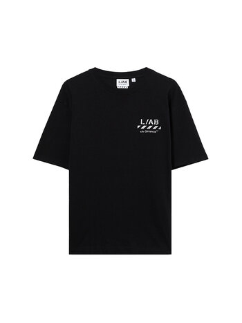 L/AB c/o Off-White Diagonal S/S Tee Black