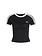 Adidas Knitted T-Shirt Black White