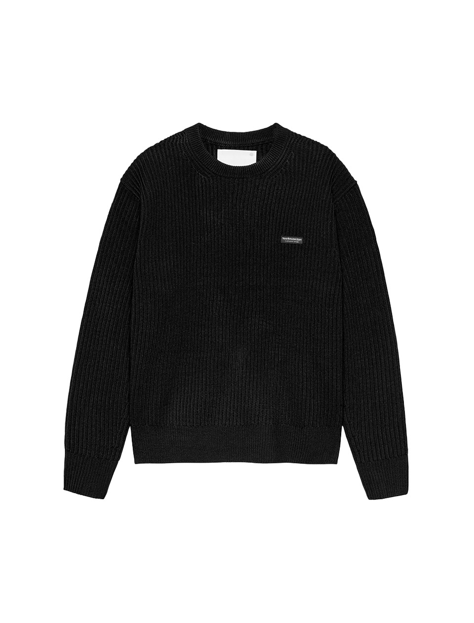 New Amsterdam Surf Association Knitted Crewneck Black