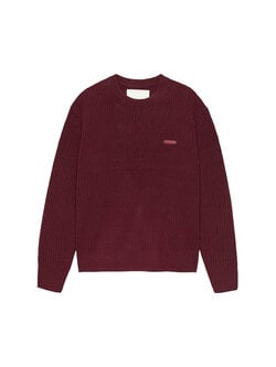 New Amsterdam Surf Association Knitted Crewneck Burgendy