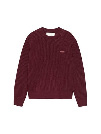 New Amsterdam Surf Association Knitted Crewneck Burgendy
