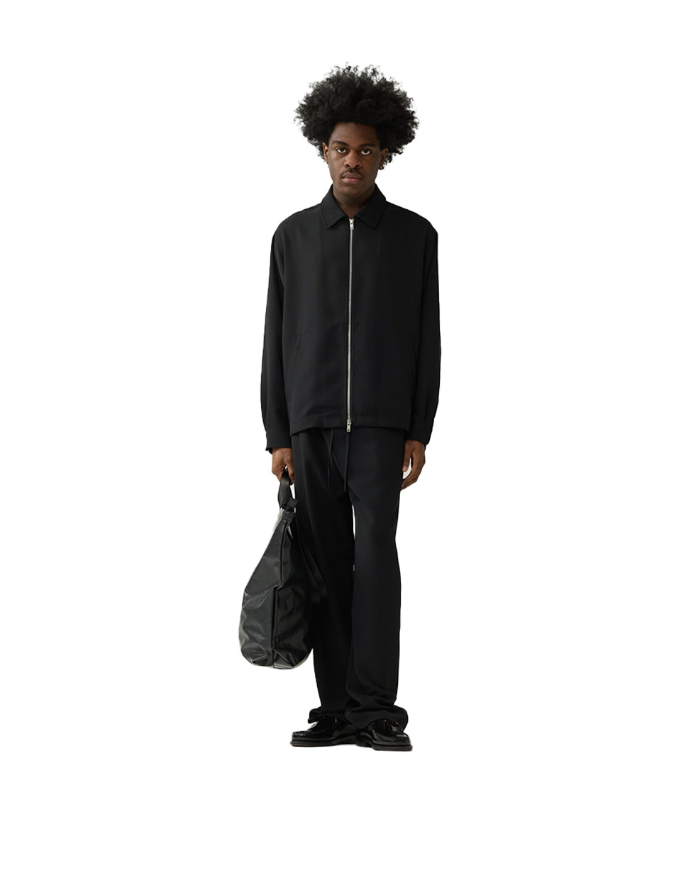 New Amsterdam Surf Association Zip Up Shirt Black