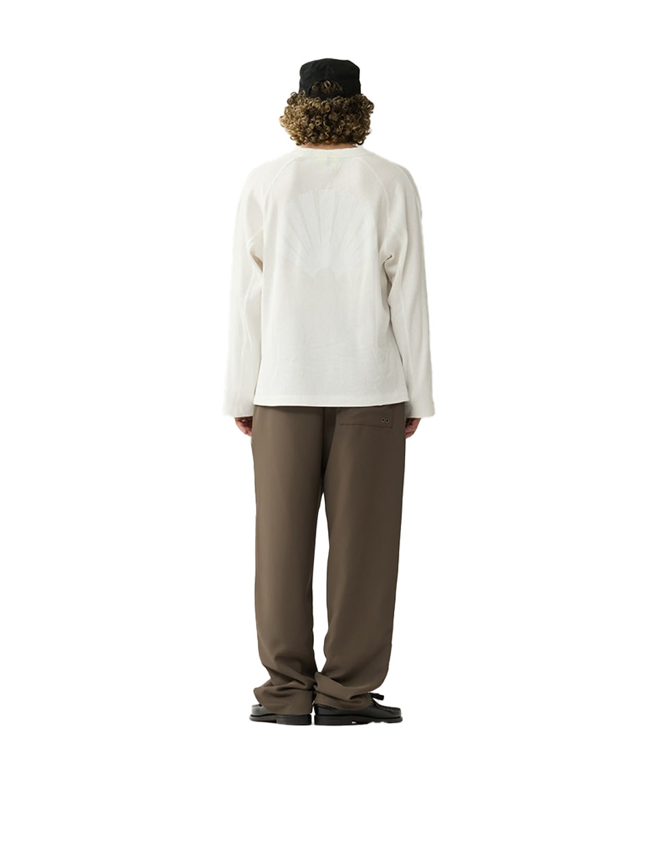 New Amsterdam Surf Association Logo Longsleeve Waffle White