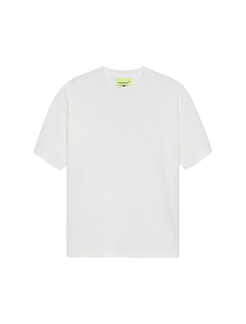 New Amsterdam Surf Association Logo Tee Waffle White