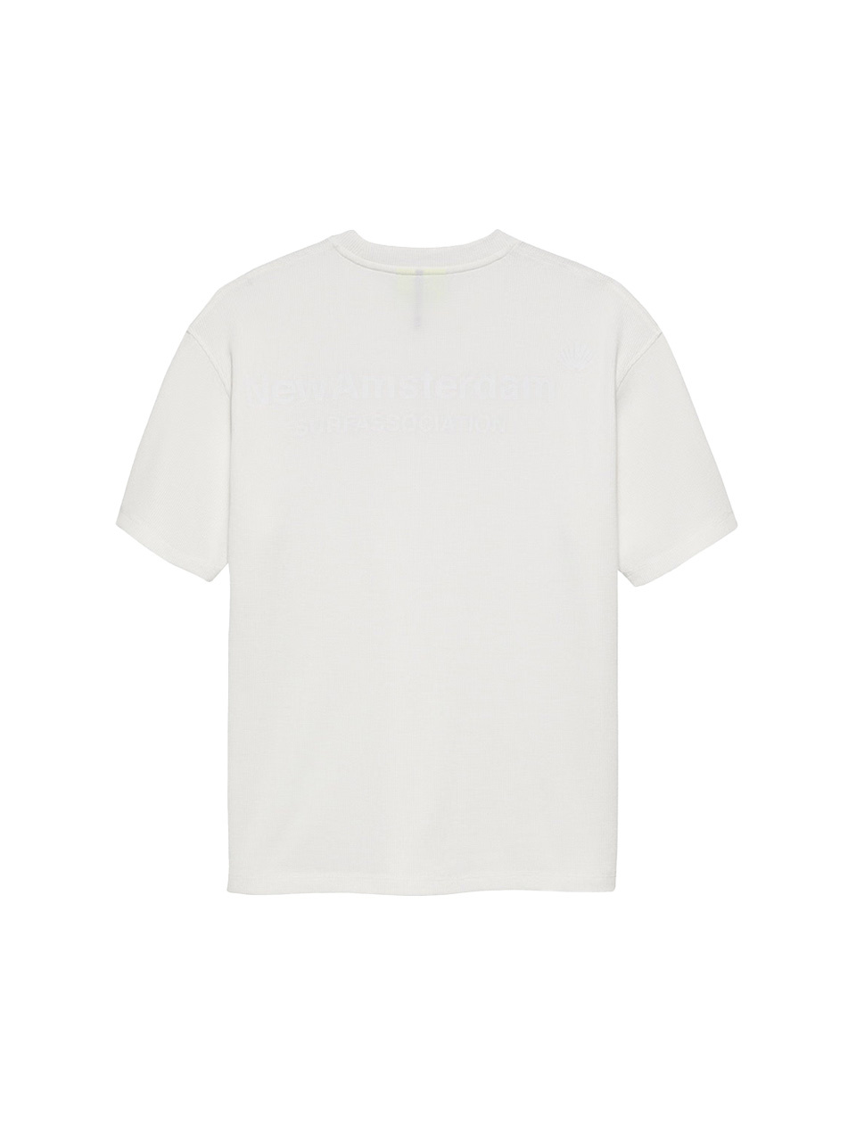 New Amsterdam Surf Association Logo Tee Waffle White