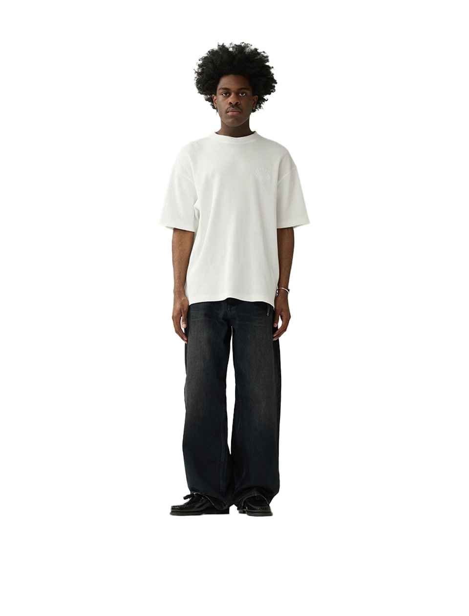 New Amsterdam Surf Association Logo Tee Waffle White