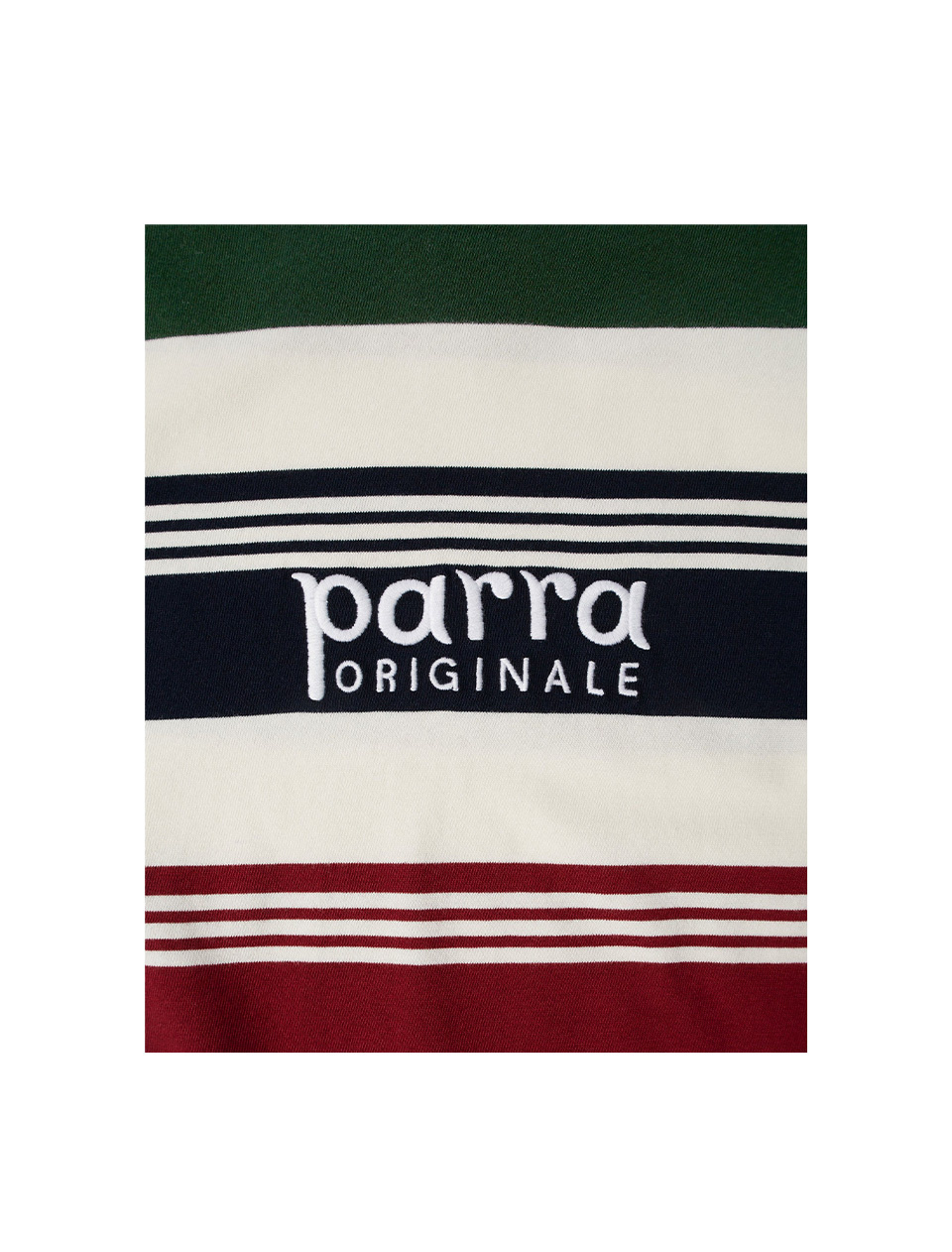 By Parra Original Stripe Long Sleeve T-Shirt Pine Green