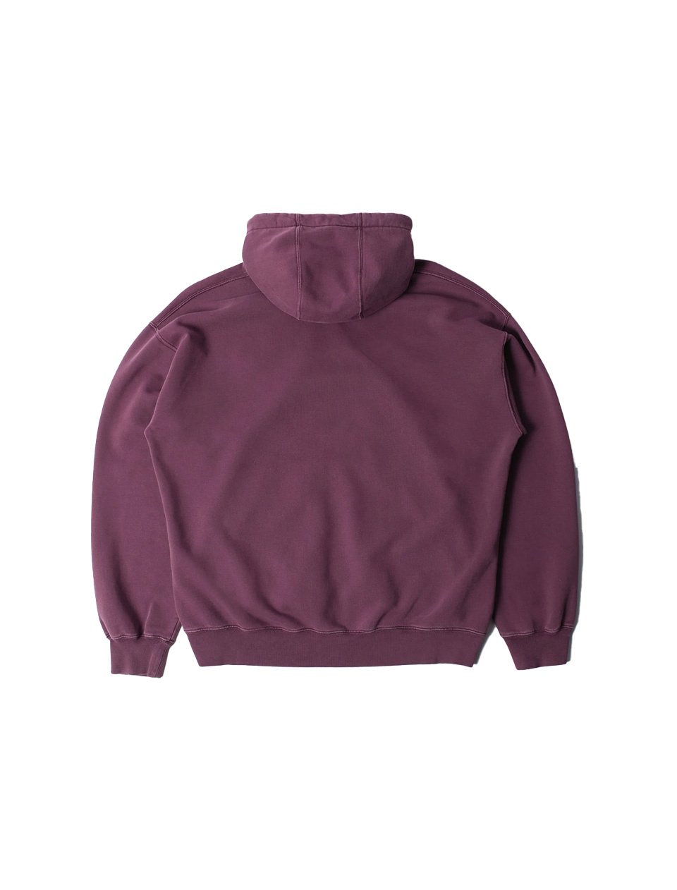 By Parra A Cross To Bear Zip Hooded Sweatshirt Purple