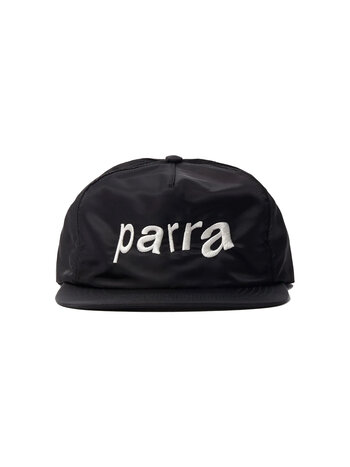 By Parra Distorted 90s Memory 6 Panel Hat Black