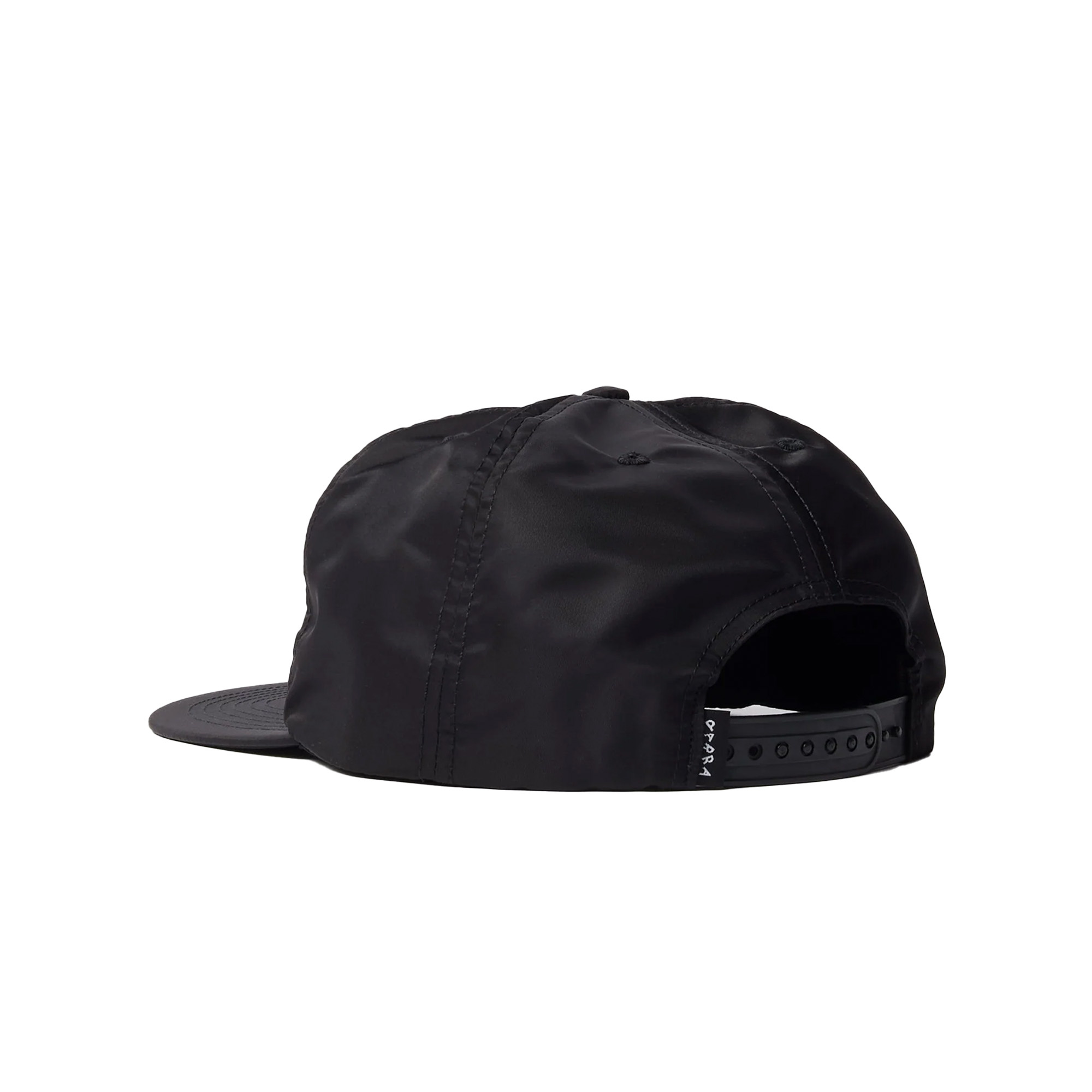 By Parra Distorted 90s Memory 6 Panel Hat Black