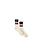 By Parra Signature Striped Crew Socks White