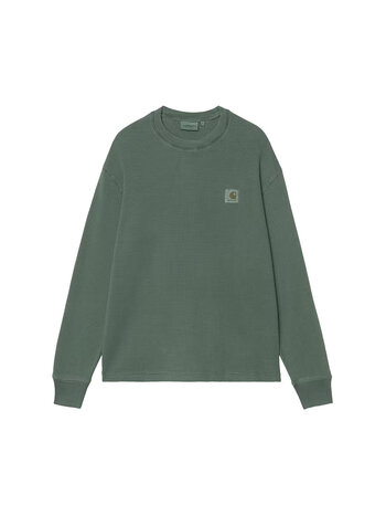 Carhartt WIP L/S Vista Waffle T-Shirt Dark Scarab Garment Dyed
