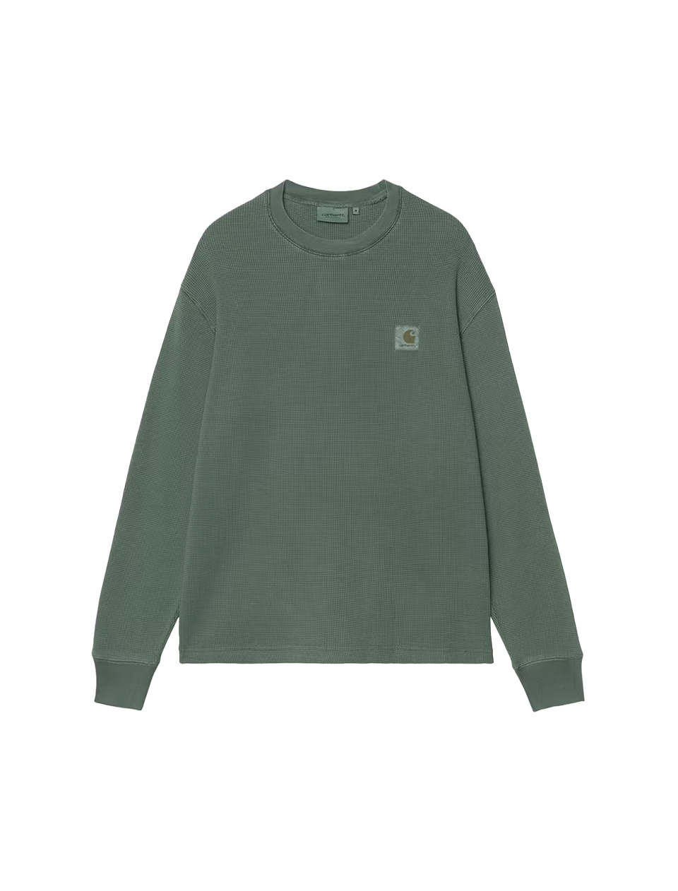 Carhartt WIP L/S Vista Waffle T-Shirt Dark Scarab Garment Dyed