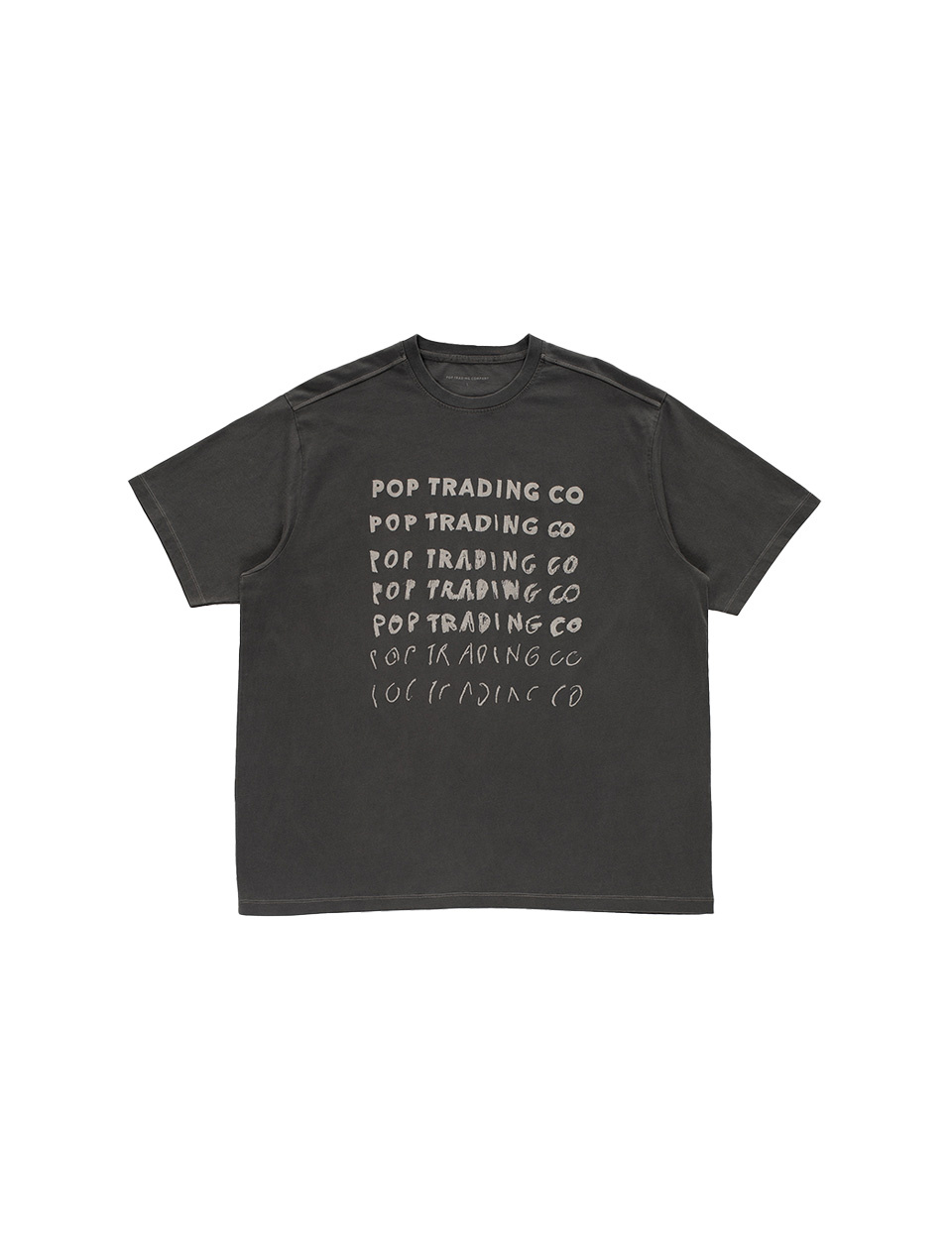 POP Trading Company Sketchy T-Shirt Washed Black