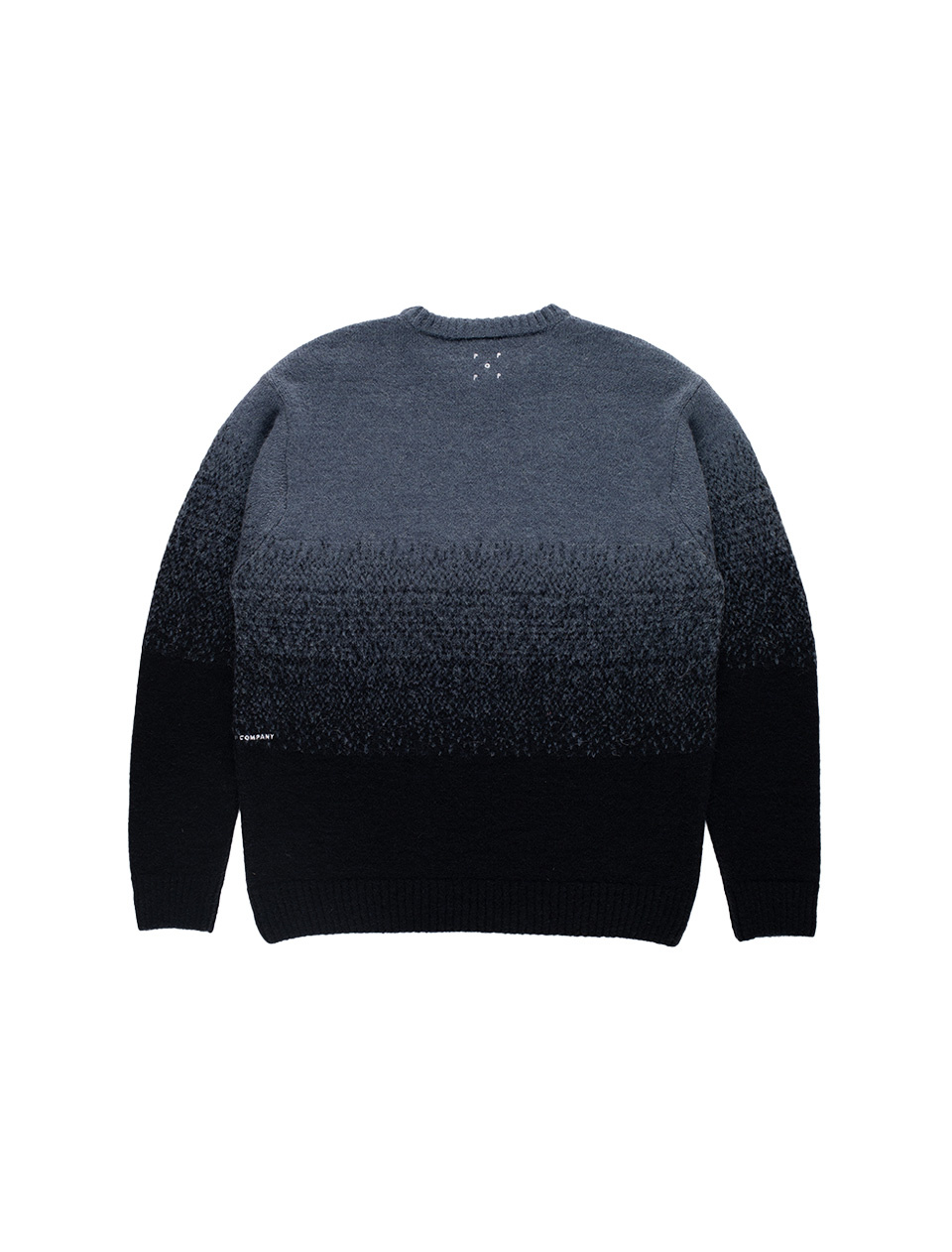 POP Trading Company Knitted Gradient Crewneck Tradewinds Navy
