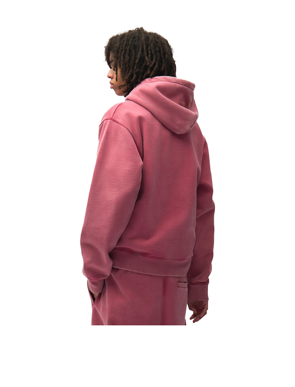 Arte Antwerp Stencil Sunfade Zip Hoodie Red