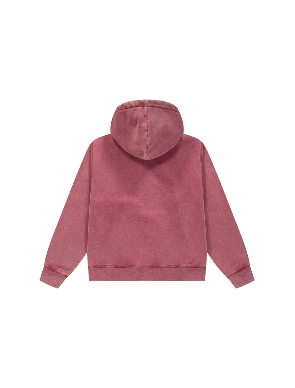 Arte Antwerp Stencil Sunfade Zip Hoodie Red