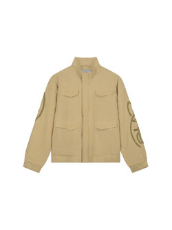 Arte Antwerp Swirl Utility Jacket Brown