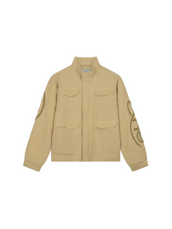 Arte Antwerp Swirl Utility Jacket Brown