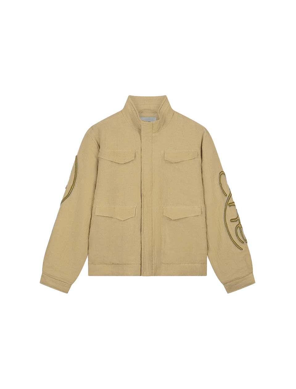 Arte Antwerp Swirl Utility Jacket Brown
