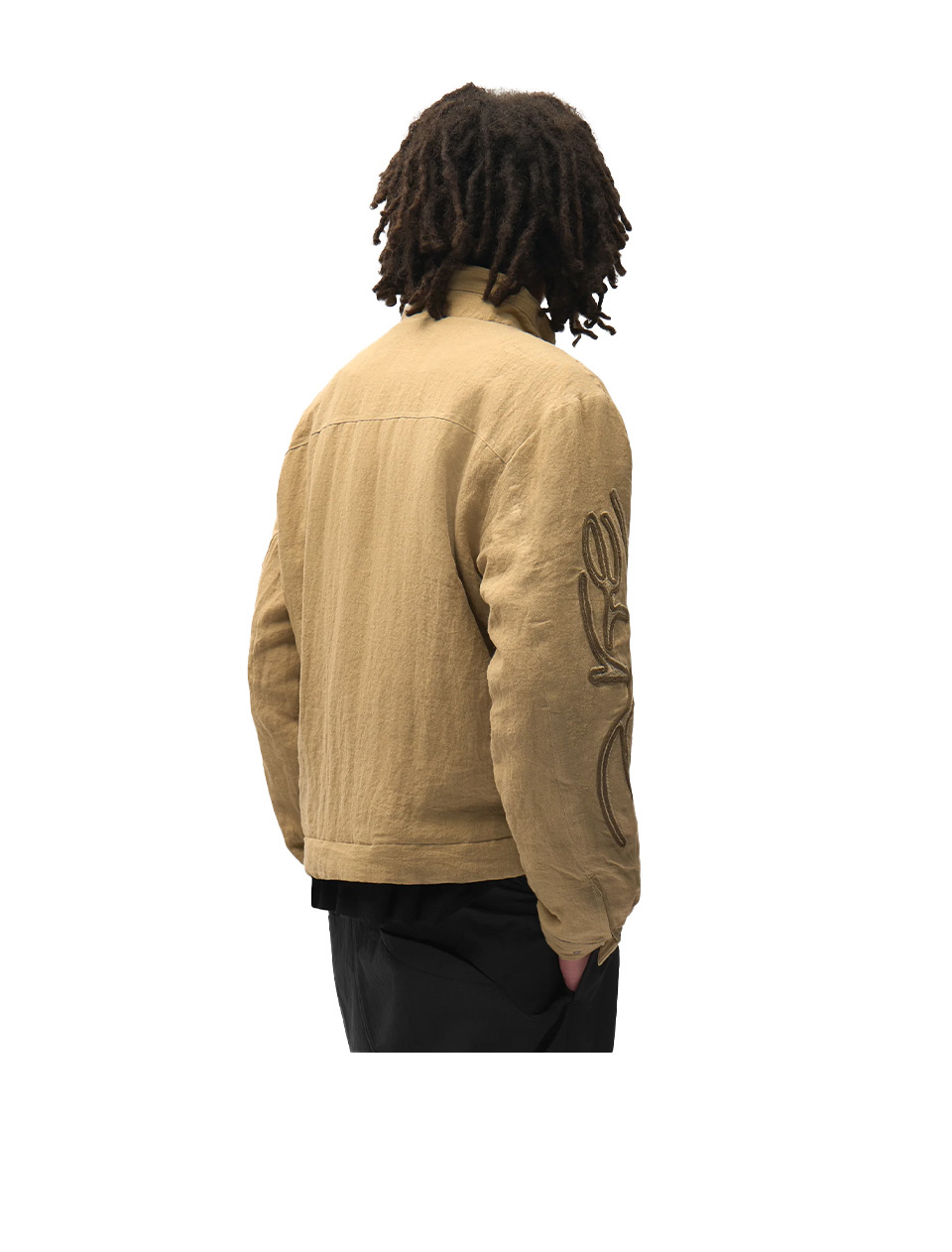 Arte Antwerp Swirl Utility Jacket Brown
