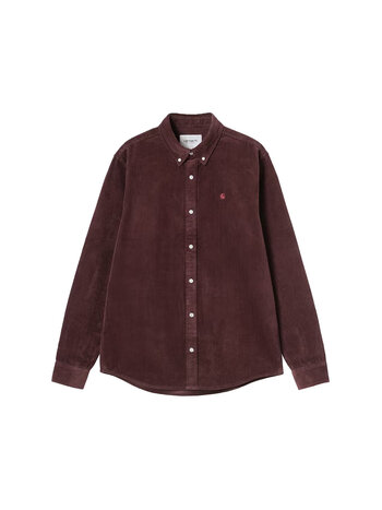 Carhartt WIP L/S Madison Cord Shirt Amarone