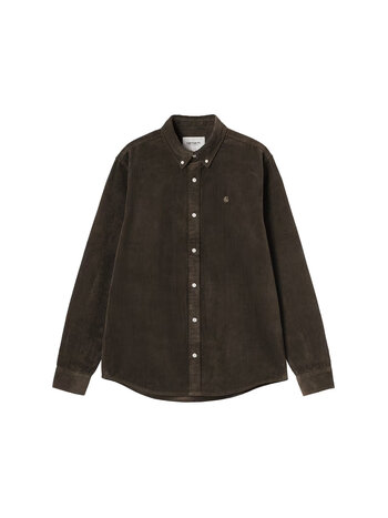 Carhartt WIP L/S Madison Cord Shirt Tobacco