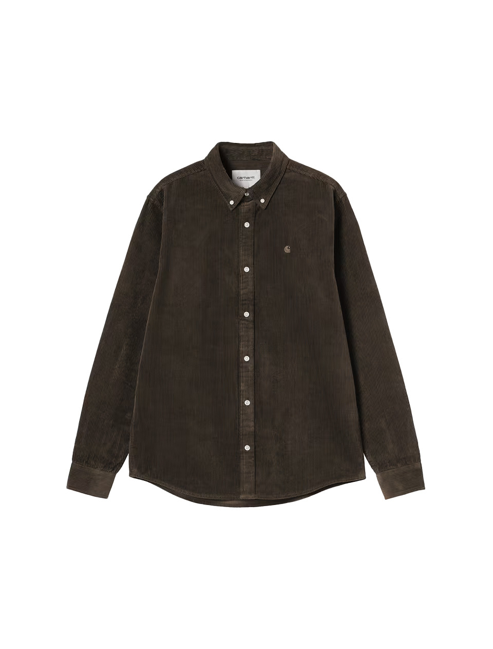 Carhartt WIP L/S Madison Cord Shirt Tobacco