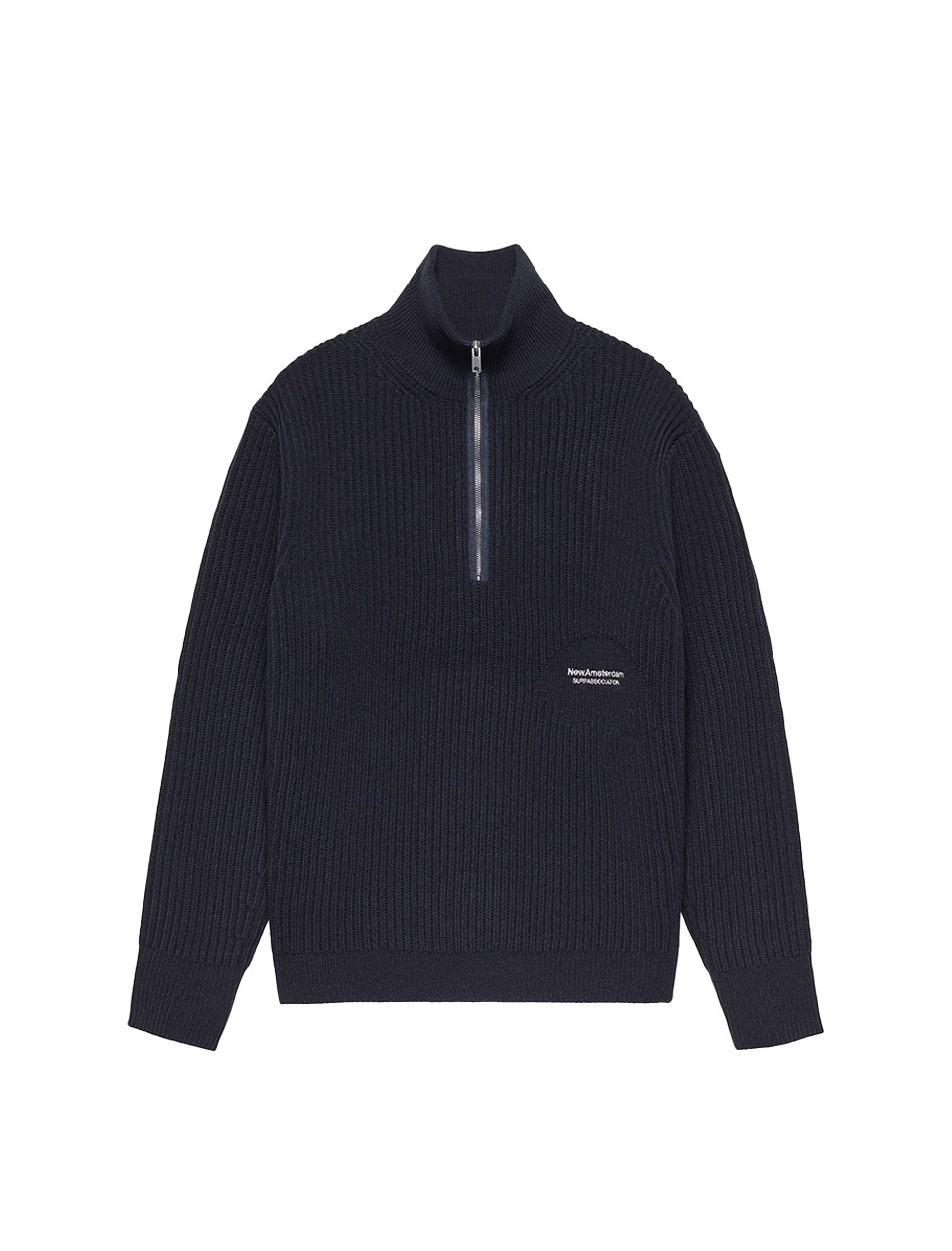New Amsterdam Surf Association Knitted Half Zip Night