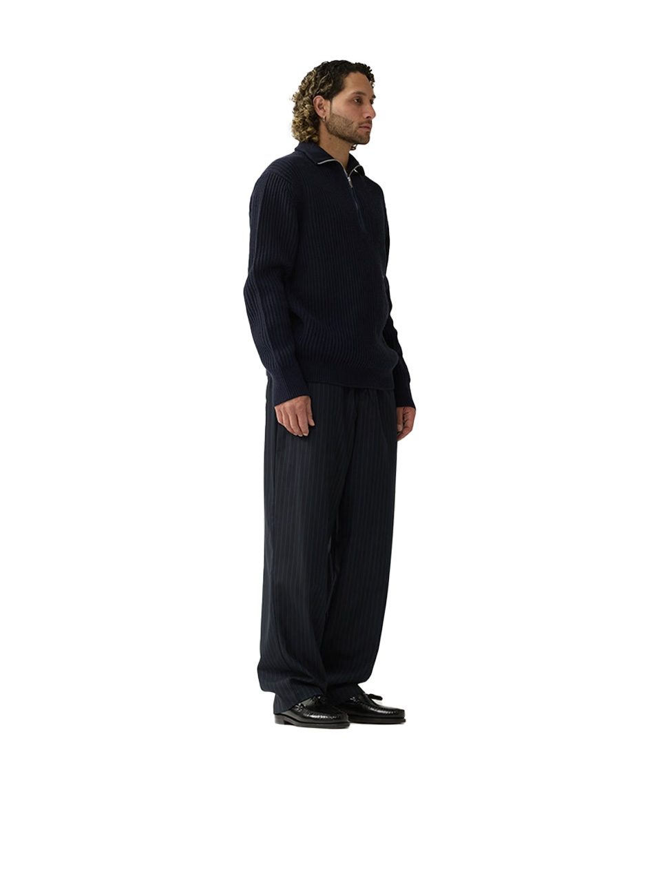 New Amsterdam Surf Association Knitted Half Zip Night