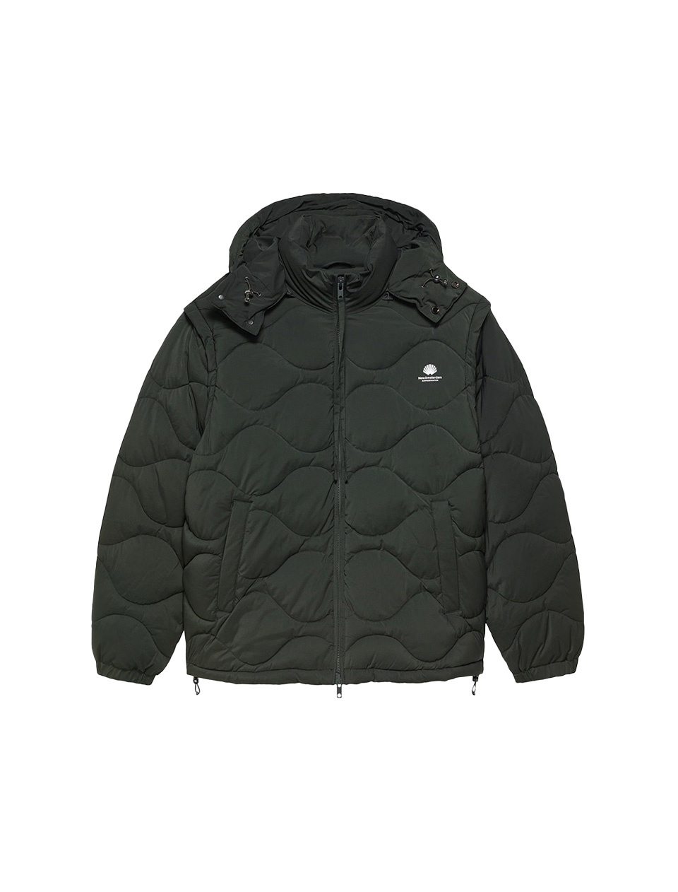 New Amsterdam Surf Association Detachable Jacket Olive