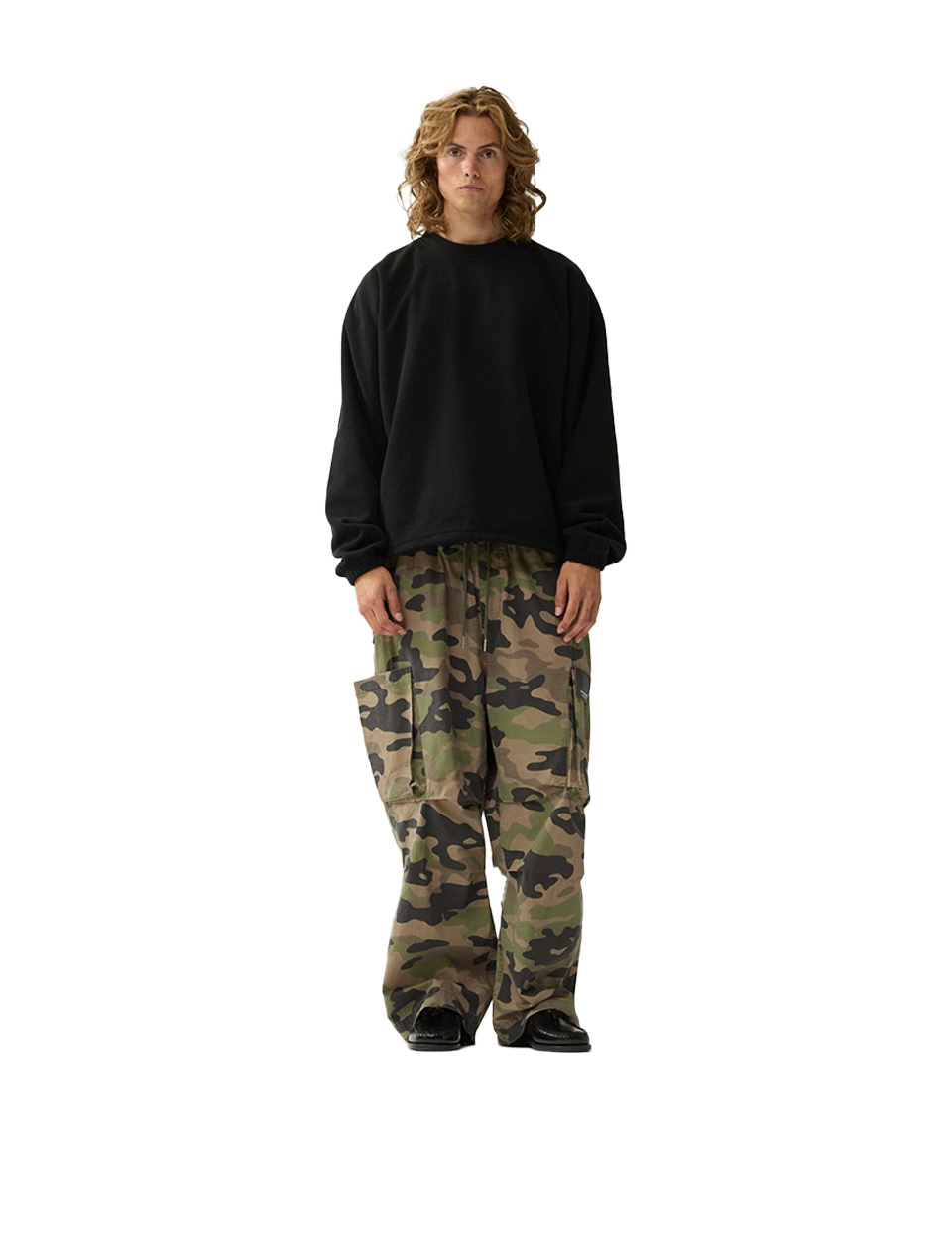 New Amsterdam Surf Association Fleece Crewneck Black