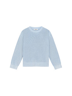 OLAF Washed Knitted Essential Crew Neck Wind Surfer