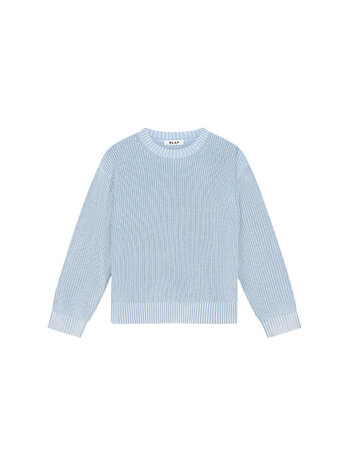 OLAF Washed Knitted Essential Crew Neck Wind Surfer